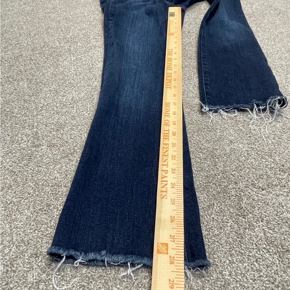 Joes the honey bootcut jeans sz 28W mid rise dark wash stretch frayed hem jeans - Picture 4 of 12